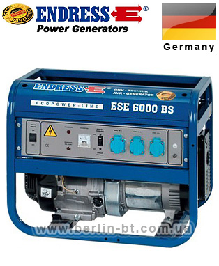 Бензиновый генератор Endress ESE 6000 BS (Германия)